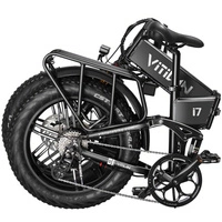 I7 Pro 3.0 Bicicleta Eléctrica Plegable - 1200W Potencia | Batería 20Ah | Velocidad 28mph | Autonomía 65mi