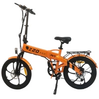 PVY Z20 Pro Bicicleta Eléctrica Plegable - Potencia 500W | Batería 10.4Ah | Velocidad 15.5mph | Autonomía 50mi