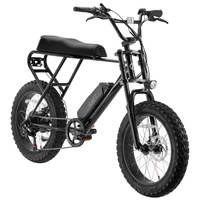 SWFT Zip Bicicleta Eléctrica | Rendimiento Personalizado | 500W (1000W Pico) Potencia | Velocidad 20mph | Batería 10Ah | 37mi Rango | Diseño Fat Tire | Transporte Estilo Chopper