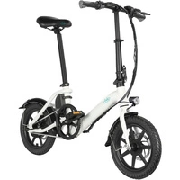 Fiido D3 Pro Mini Bicicleta Eléctrica Plegable - Potencia 250W | Batería 7.8Ah | Velocidad 15.5mph | Autonomía 37mi