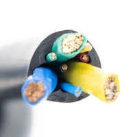 Espesor del cable del motor hasta 6000 W 3x 3,5 mm2 + sensores Hall Diámetro total 8 mm 1 metro