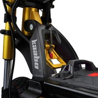 Kaabo Wolf King GTR Eléctrico Scooter eléctrico | Rendimiento Extremo | 4000W ( 13440W Pico) Potencia | 65mph Velocidad | Batería 35Ah | 112mi Rango | Diseño de 12 pulgadas | Transporte Deportivo Definitivo