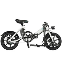 Fiido D3 Pro Mini Bicicleta Eléctrica Plegable - Potencia 250W | Batería 7.8Ah | Velocidad 15.5mph | Autonomía 37mi