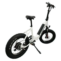 Starsfly Step-Through Bicicleta Eléctrica | 500W (750W Pico) Potencia | 21mph Velocidad | 13Ah Batería | 37mi Rango | Plegable Fat Tire