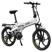 PVY Z20 Pro Bicicleta Eléctrica Plegable - Potencia 500W | Batería 10.4Ah | Velocidad 15.5mph | Autonomía 50mi