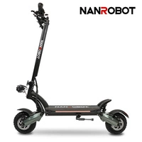 Nanrobot D6+ 2.0 Eléctrico Scooter eléctrico - 1000W Potencia | Batería 26Ah | Velocidad 40mph | Autonomía 45mi | Frenos Hidráulicos