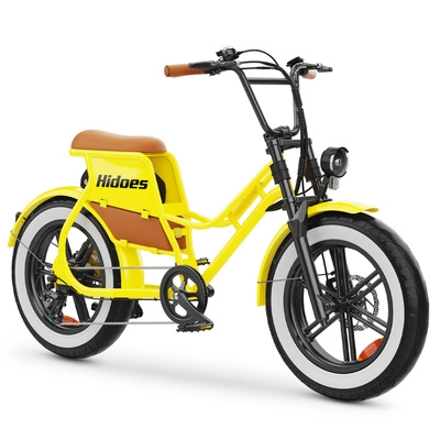Bicicleta Eléctrica Hidoes C8 - Potencia 800W | Batería 13Ah | Velocidad 25mph | Autonomía 44mi