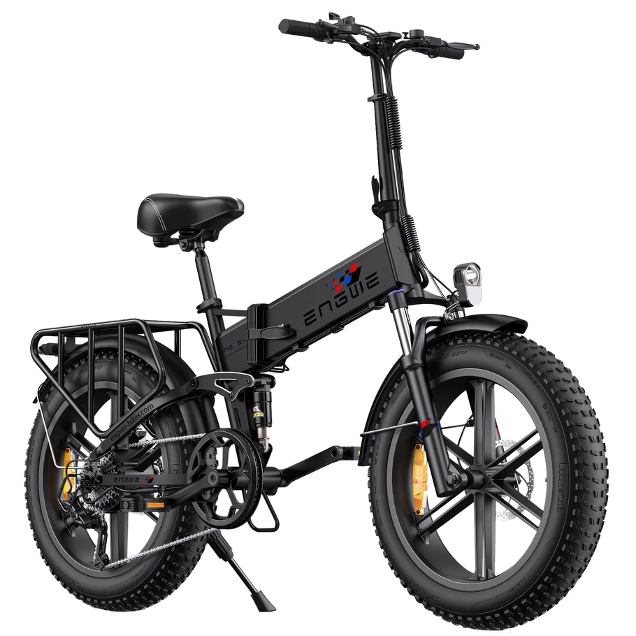 ENGWE Engine X Bicicleta Eléctrica Plegable - Potencia 250W | Batería 13Ah | Velocidad 15.5mph | Autonomía 75mi