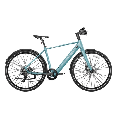 Heybike EC1 Bicicleta Eléctrica | Solución Urbana | 250W (350W Pico) Potencia | 15.5mph Velocidad | Batería 10Ah | 62mi Rango | Diseño de Cuadro Alto | Transporte Moderno de Ciudad
