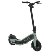 Pure Escape+ Electric Scooter eléctrico - Potencia 900W | Batería 12Ah | Velocidad 15.5mph | Autonomía 31mi