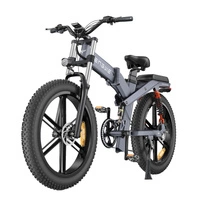 ENGWE X20 Bicicleta Eléctrica Plegable - 1000W Potencia | 14.4Ah Batería | 31mph Velocidad | 62mi Rango